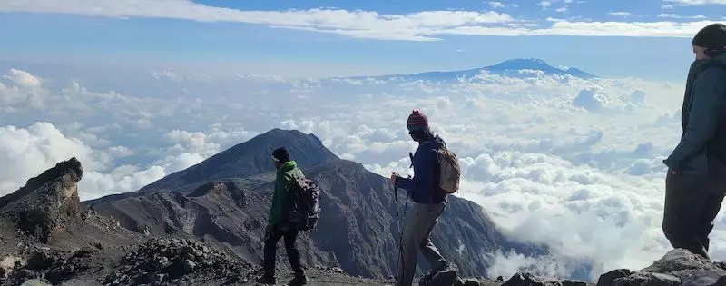 Some TK climbers choose to climb Mount Meru before Kilimanjaro, to further enhance acclimatisation.