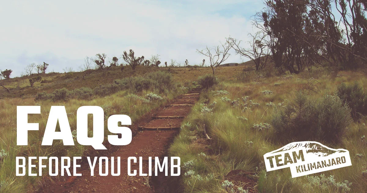 Events before climbing Kilimanjaro