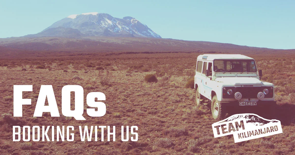Questions about booking a Kilimanjaro climb