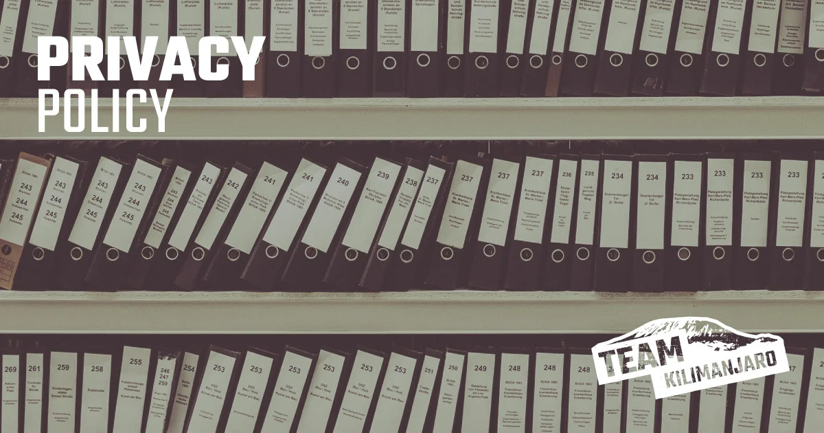 Privacy policy
