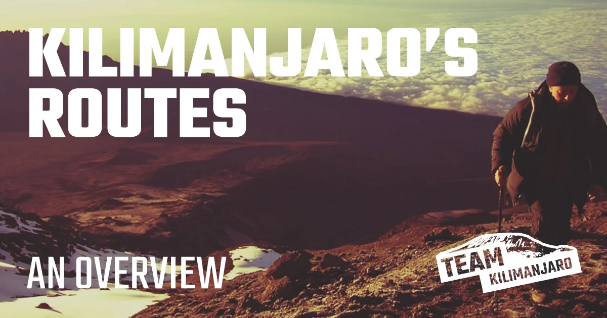 Kilimanjaro routes